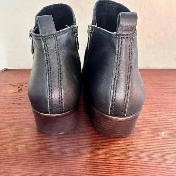 Lucky Brand Women’s Basel Ankle Bootie Black Leather Size 7.5 Wide NWOT - Picture 7 of 10